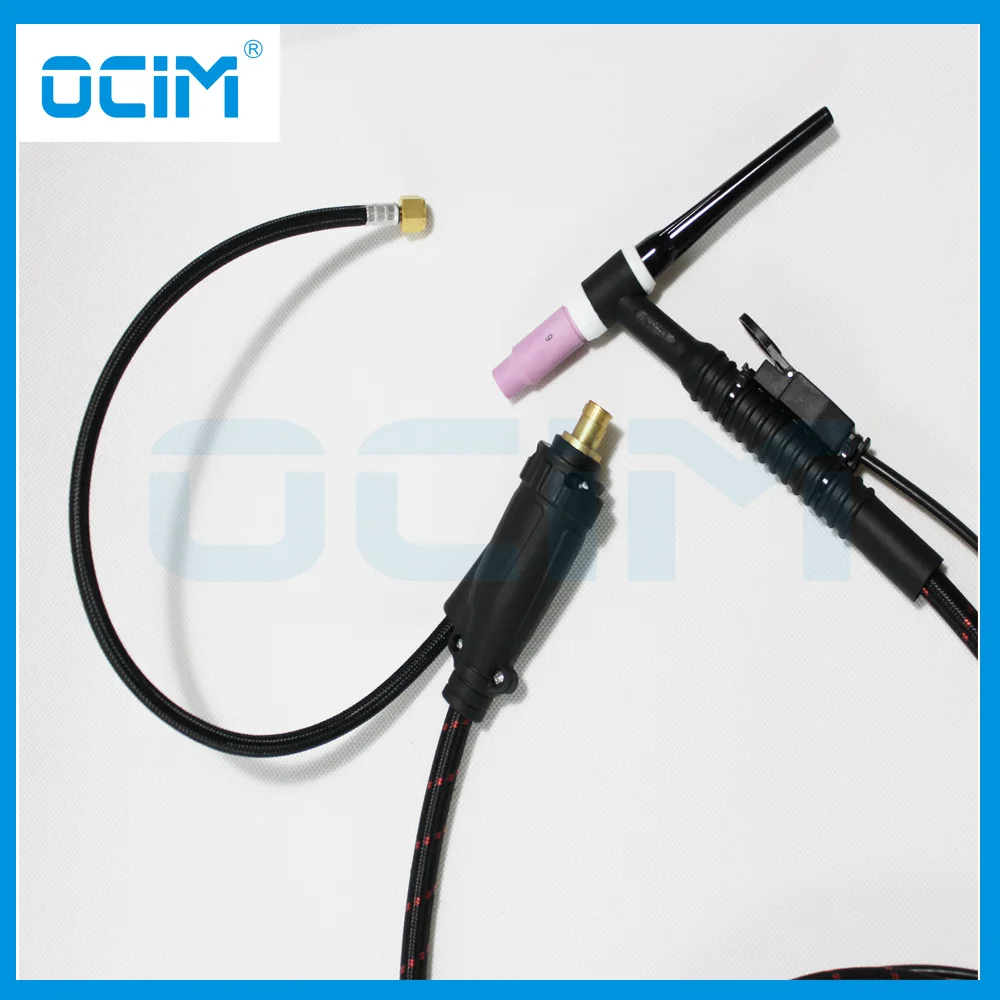 Wp17 Tungsten Argon Arc Welding Torch With 3570mm Cable Connector