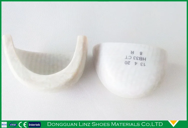 New type raw material  composite fiberglass toe caps  for men safety shoe making604#