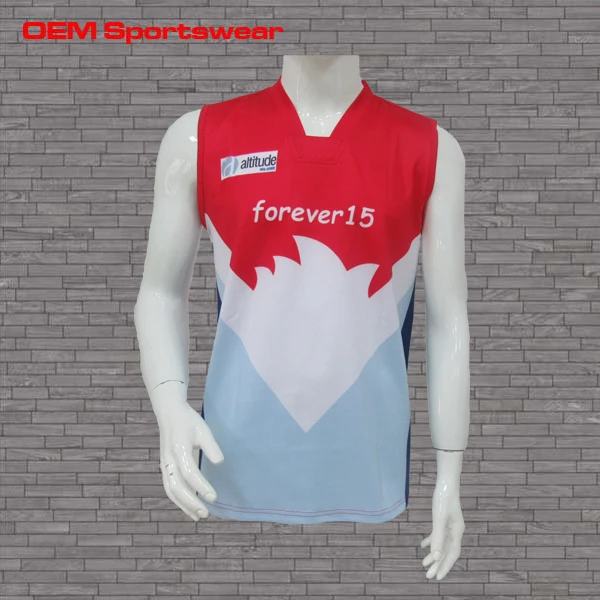 football jersey sleeveless