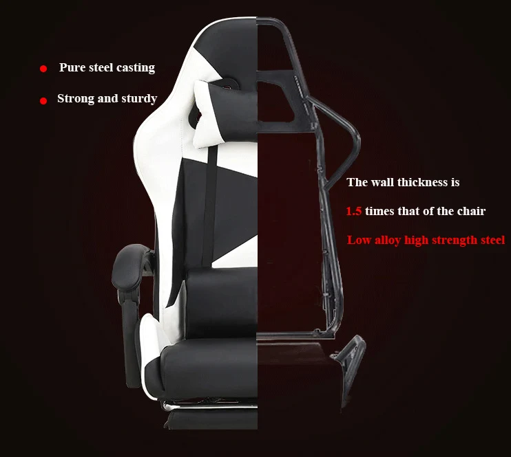 Pu Leather Steelseries Computer Game Gaming Office Racing Racer Computer Chair Buy Computer