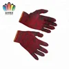 Chinese products sold 7 gauge knitted mix two color 100% polyester gloves