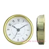 Gold bezel round metal clock roman dial insert clock for artcrafts