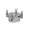 stainless steel tank manhole cover/round manway for dairy beverage processing