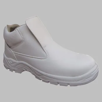 white safety boots