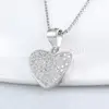New 15x18mm Hole: 3-5mm fashion women new design micro pave setting cz heart pendant in 925 sterling silver jewelry 1316987