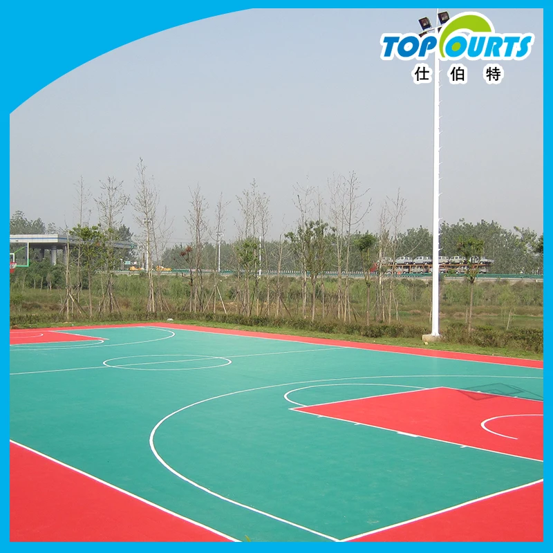 Suelos de cancha de baloncesto al aire libre enclavamiento portátil
