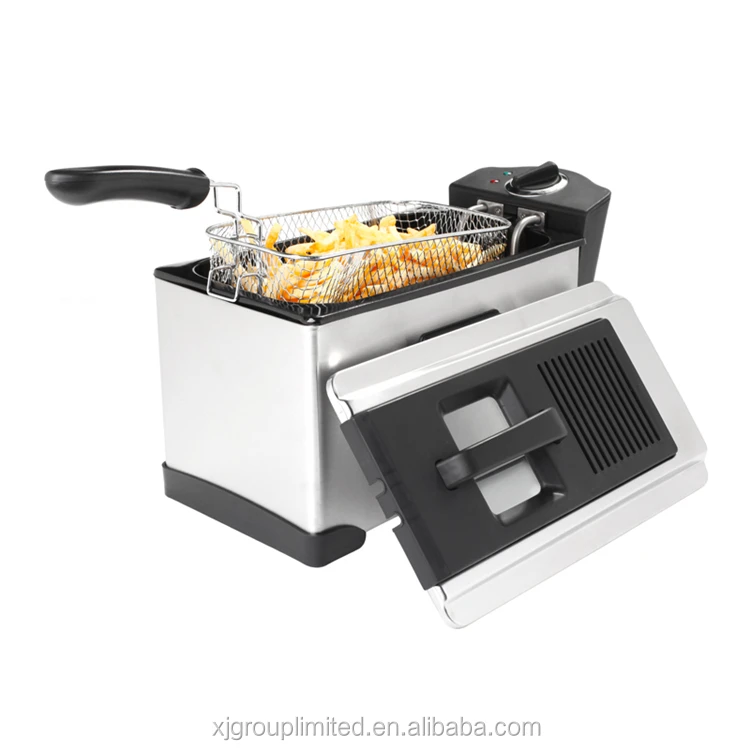 3.5l Electric Stainless Steel Deep Fryer Xj09135 Buy Round Fryer