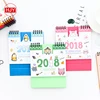 custom 15x7cm Cute Cartoon Animals Series Calendars Mini Table Desk Calendar Office Work Learning Schedule