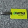 souvenir airplane/aircraft luggage tag with transparent plastic strap