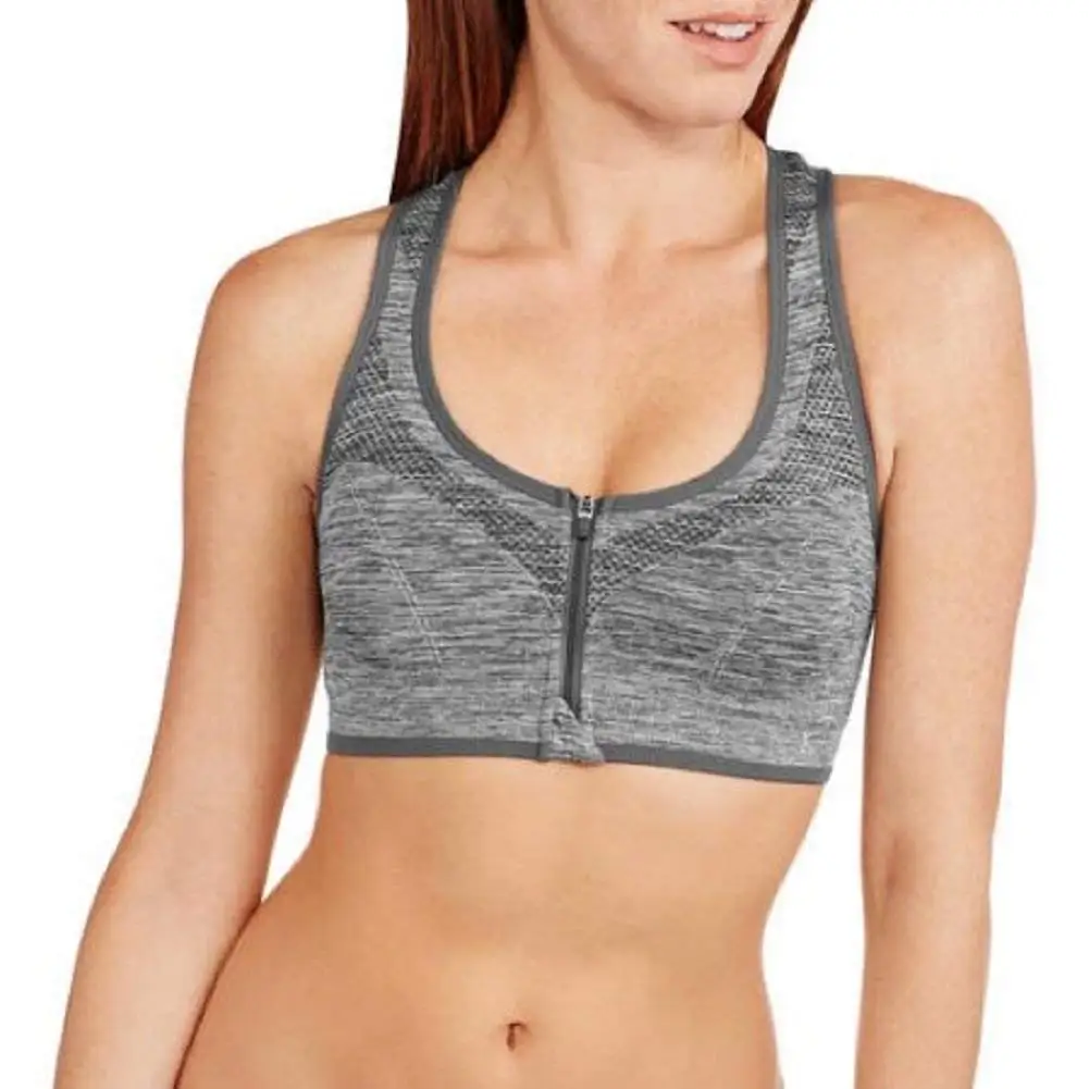 danskin front close sports bra