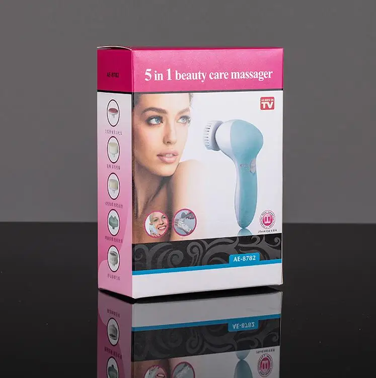 Midom Beauty Trade Assurance 5 in 1 Factory Supplier electric face cleaning brush cosmetic cleaner cleansing instrument