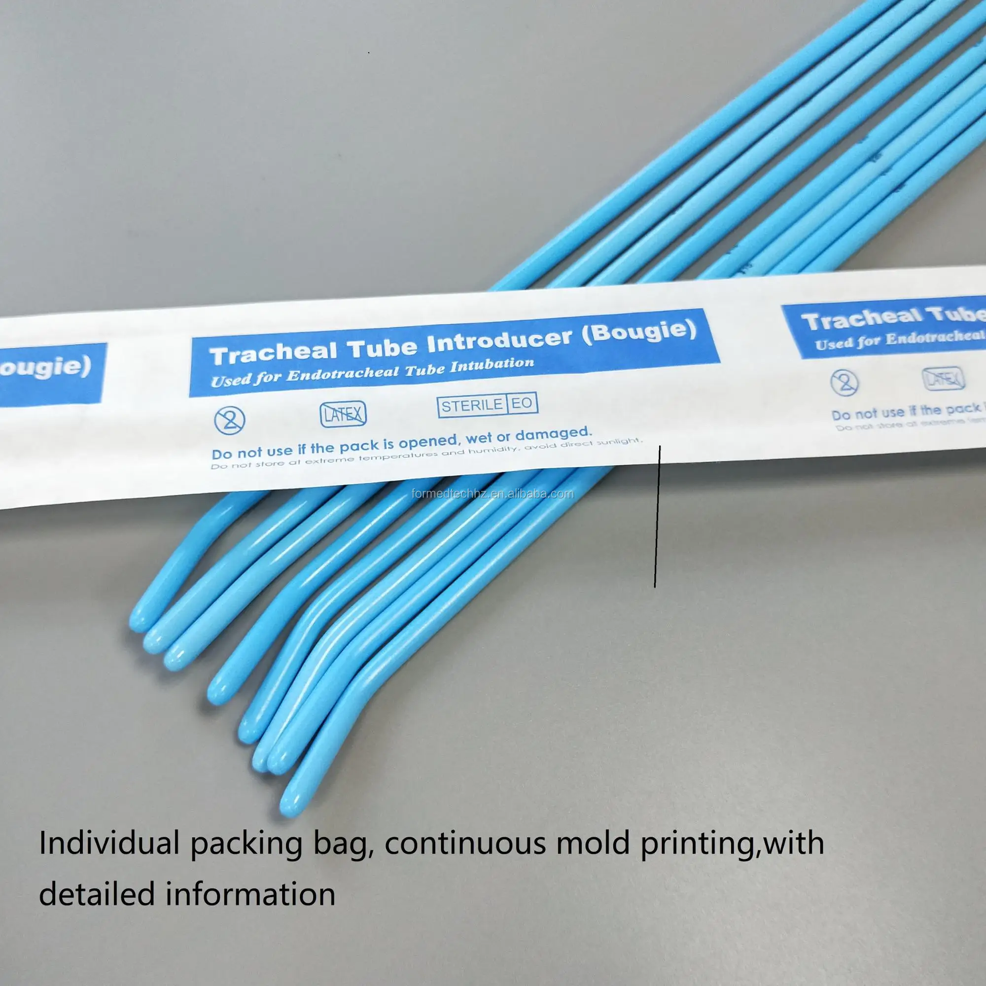 一般医疗供应商 fda 认证的 pe 材料气管导管导入器与弯曲的尖端