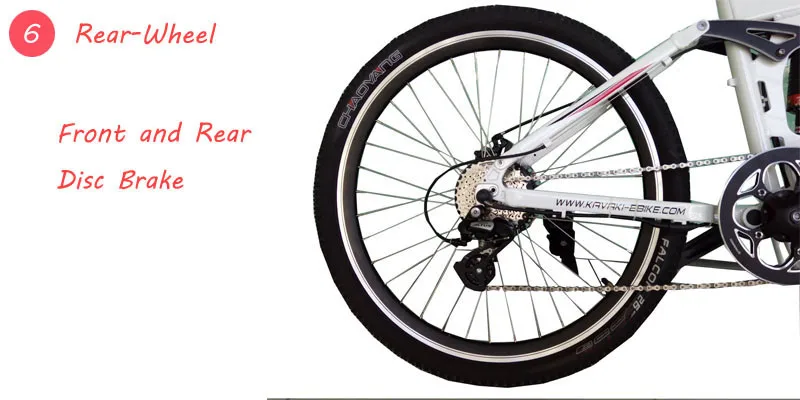 KAVAKI Folding electric mountain bicycle 26 Wheel Size 36V250W Electric Bicycle