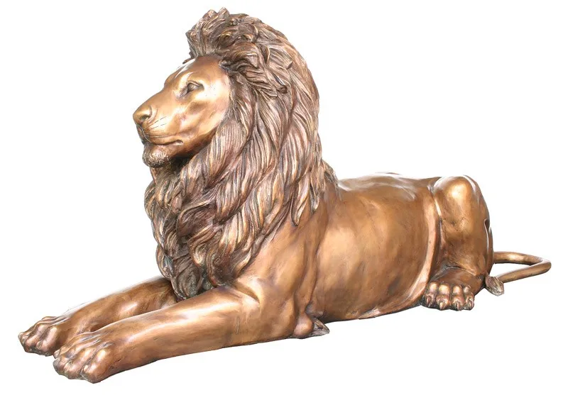 2016 New Product Brass Winged Life Size Lion Statues For Sale Buy