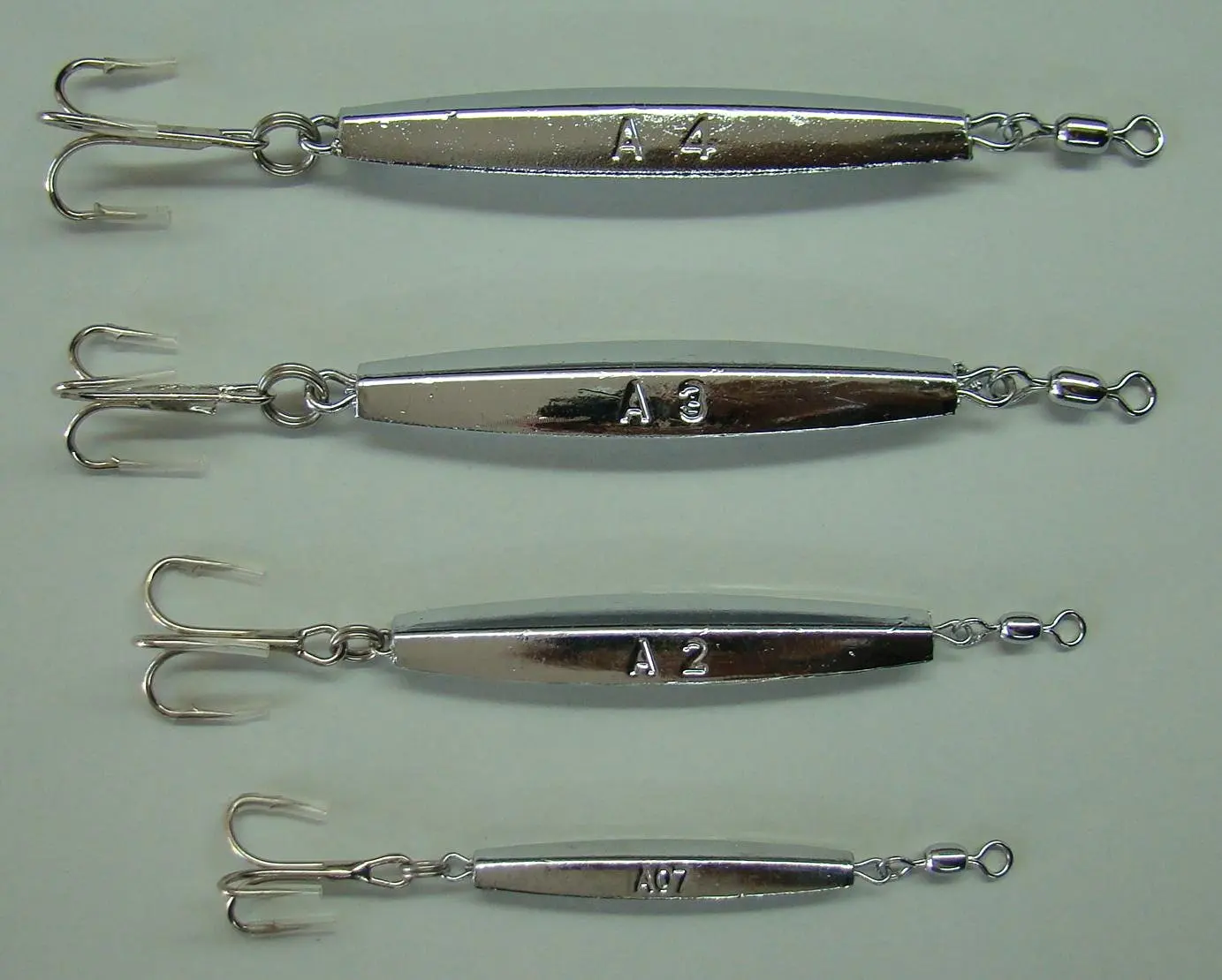 3//8oz 1//4oz 10 each 1//8oz Set of 30 CHROME KastMaster Kast Master Jigs