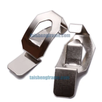 Decorative Picture Frame Hanging Hardware Clip 10mm Frameless Spring View Frameless Spring Taisheng Frame Product Details From Yiwu Taisheng