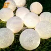Outdoor Indoor Professional Design HolidayLED Cotton Ball String LightBest Selling