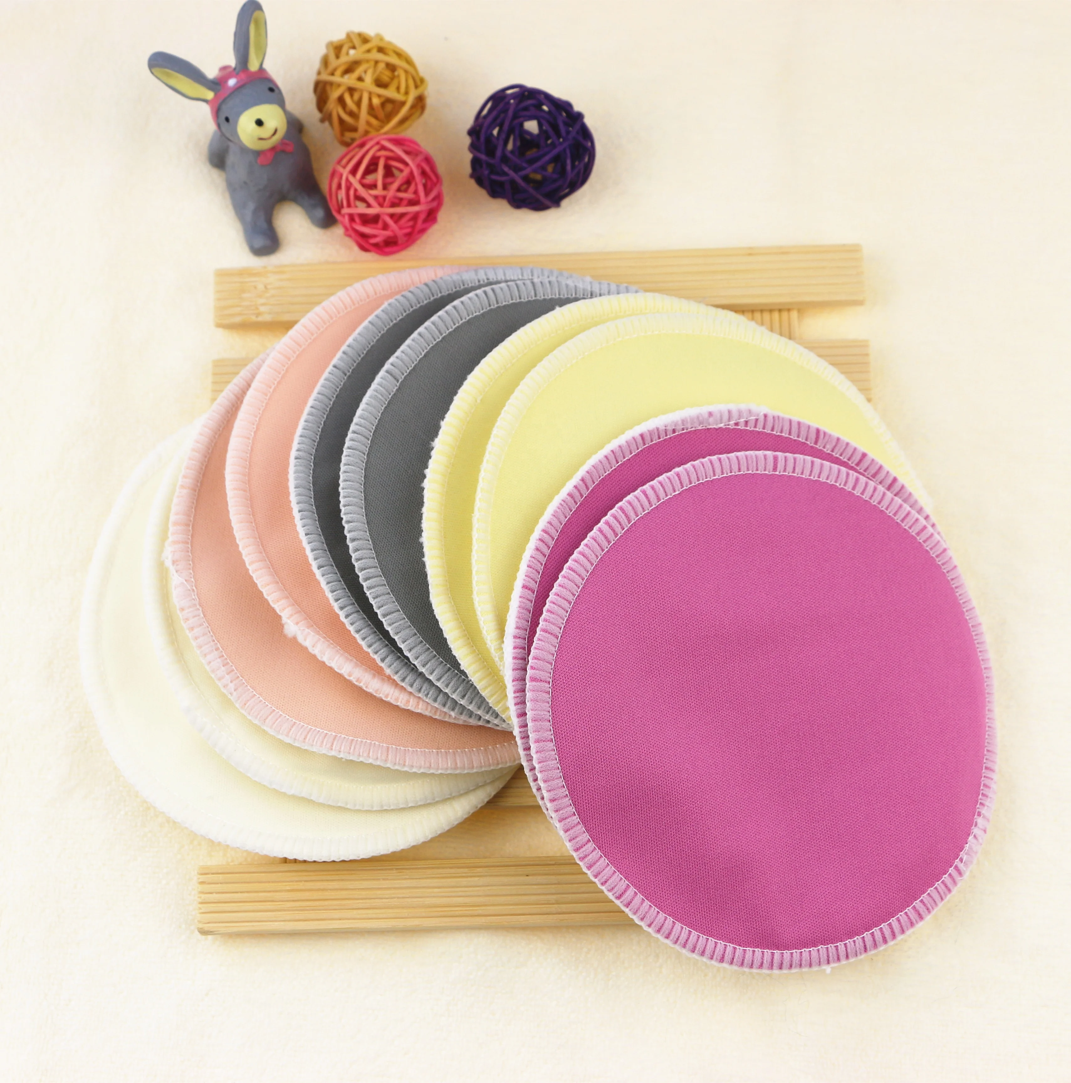 
Washable Organic Bamboo Breast Pads reusable Baby Feeding Nursing Pads 