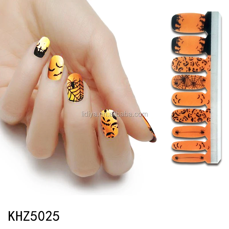 halloween nail wraps