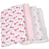 100% Muslin Cotton 3pcs Pack Soft Smooth Touch baby Swaddle Blanket