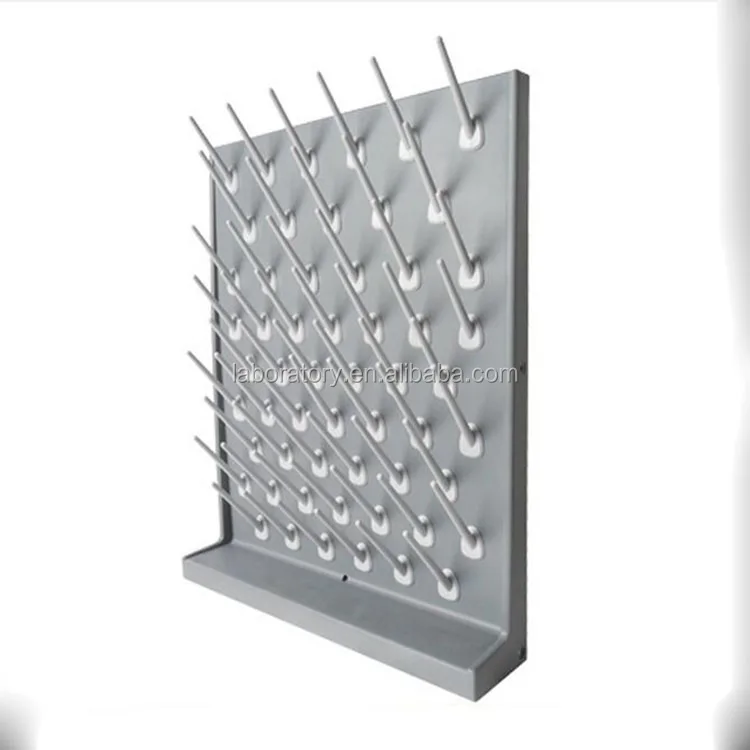 TEMPNAP 24 Slot Metal Drying Rack – Sturdy Test Tube & Beaker Holder For Lab