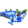 Outdoor commercial double layer swimming pool inflatable outside furniture pool
