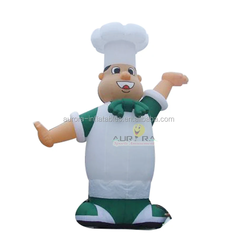 Inflatable Chef Model Advertising Cook Man For Restaurant Decoration ...
