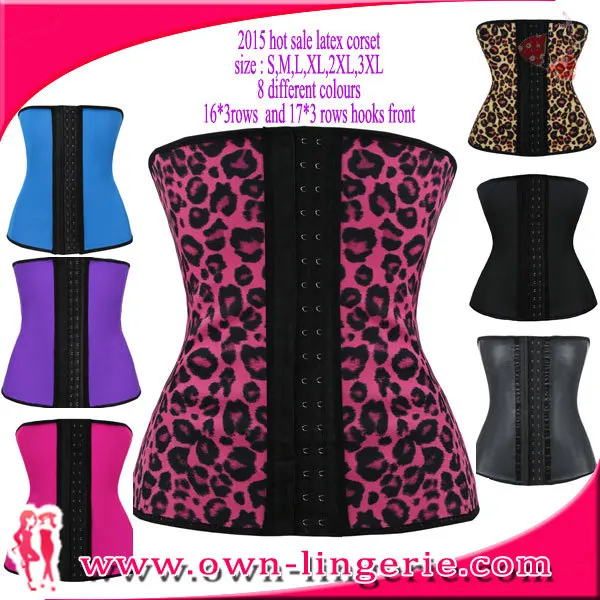 Free Shipping Wholesale Latex Waist Cincher Corset Slimming Shaper Sexy