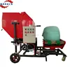 Compact structure and easy moving portable silage baler machine corn