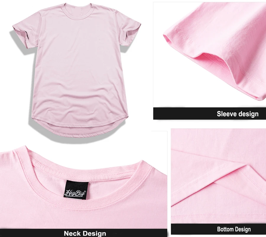 Custom short sleeve 100% cotton OEM wholesale t shirts,hemp t shirts, Curve Hem t shirt