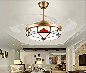 Buy Colorled Retractable Negative Ions Ceiling Fan 42 Inch With