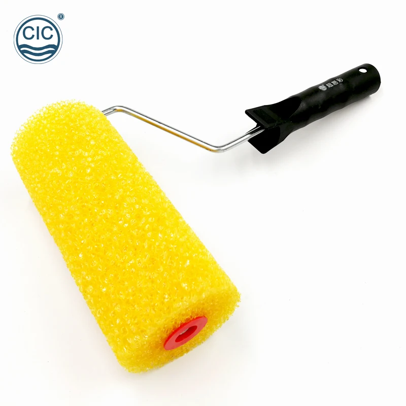 paint roller plastic handle sponge roller sleeve brush