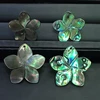 Newest shell gems big size Flower Shaped abalone Shell Beads Spacer