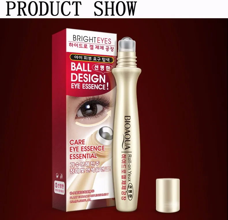 Oem/odm Bioaqua Roll Ball Whitening Moisturizing Eye Cream For Eye Care