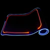 Hot selling blank RGB model USB connect E-sport soft rubber mouse pad for gamer
