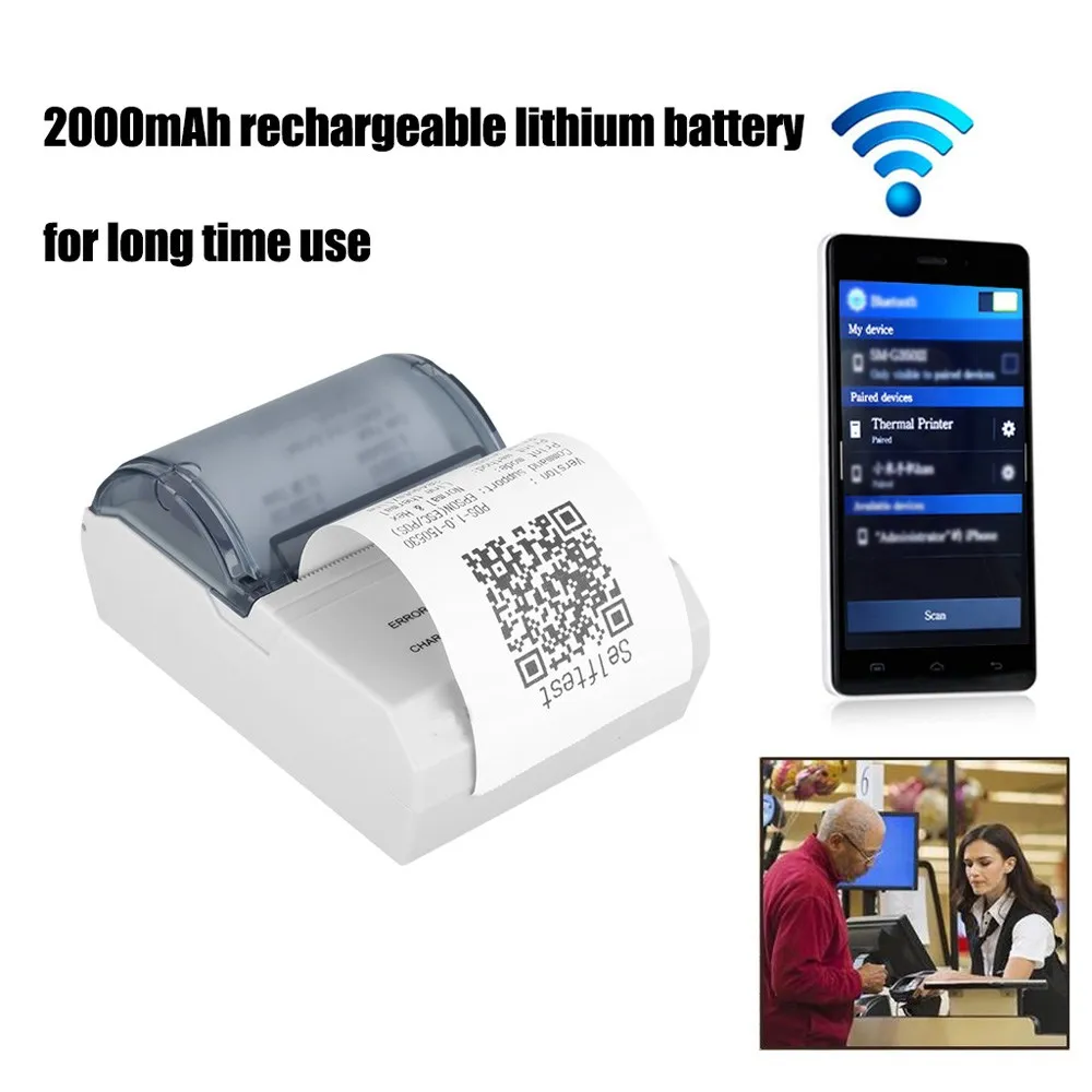 58mm Portable Bt Mini Printer For Computer Android Factory Price - Buy ...