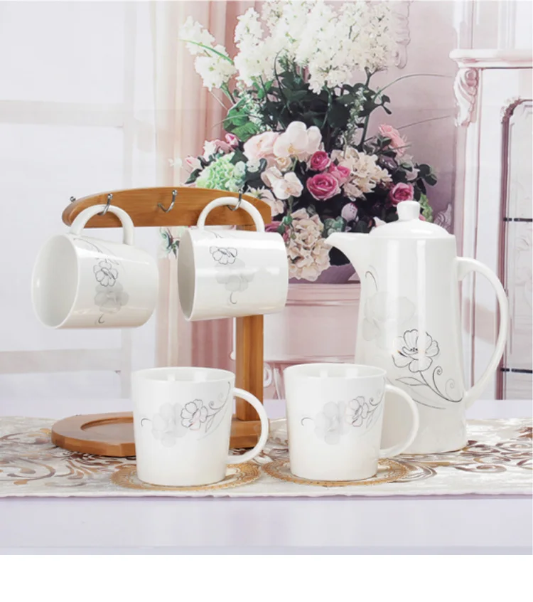 Bamboo Tableware Mugs Stand Coffee Cups Tree Holder Tea Changer Bamboo Tableware Mugs Stand Coffee Cups Tree Holder Tea Changer Organizer