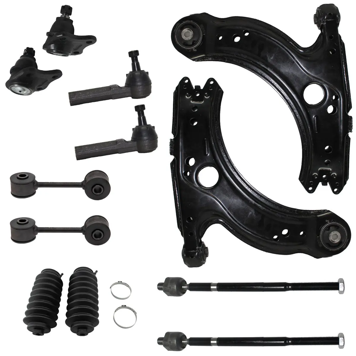 Detroit Axle - 4WD Front Upper Lower Control Arms w/Ball Joint +