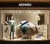 Holiday window display items production organization for Brand retailer luxury shopwindow