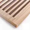 Home Decoration 8 Inch x 16 Inch Red Oak Hardwood Register Cold Air Return Wall Vent Unfinished