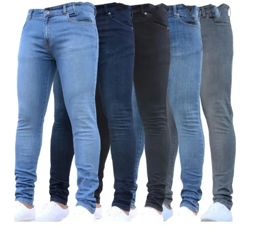 men's casual jeans pants