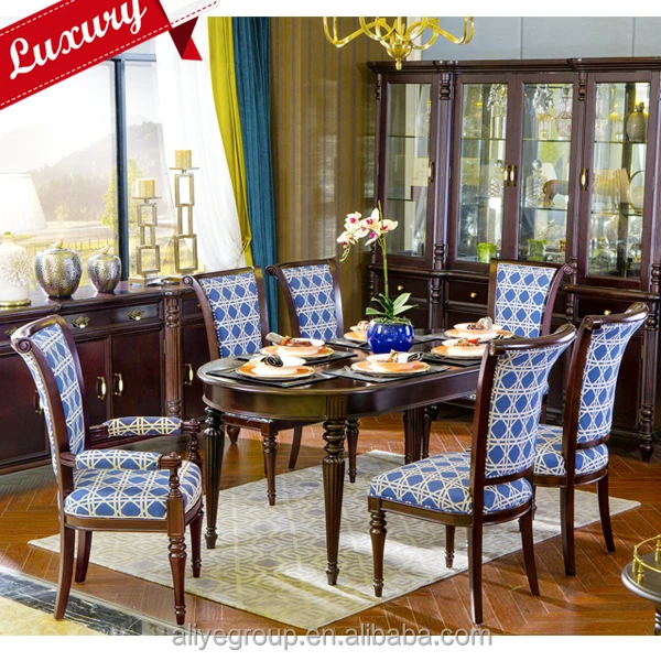 2017 Hand Carved Vintage Black 6 Seater Dining Table Set Mb09 2017 Hand Carved Vintage Black 6 Seater