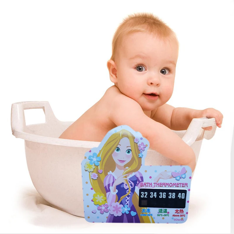Beauty Girl Cartoon LCD Bath Thermometer Infant Bath Water Temperature Digital Thermometer Plastic Temperature Thermometer