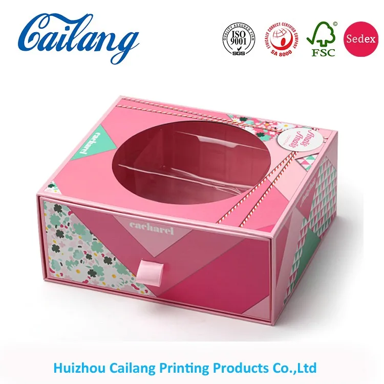 Hinged Lid Divided Cardboard Compartment Package Box With Foam Inserts