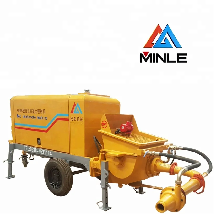 Electric Motor Power Towable Concrete Pump/concrete Mini Pump For