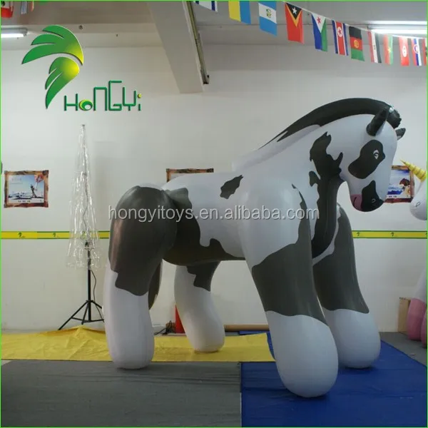 Hot Sale Giant Inflatable Horse For Advertising,Wonderful Black