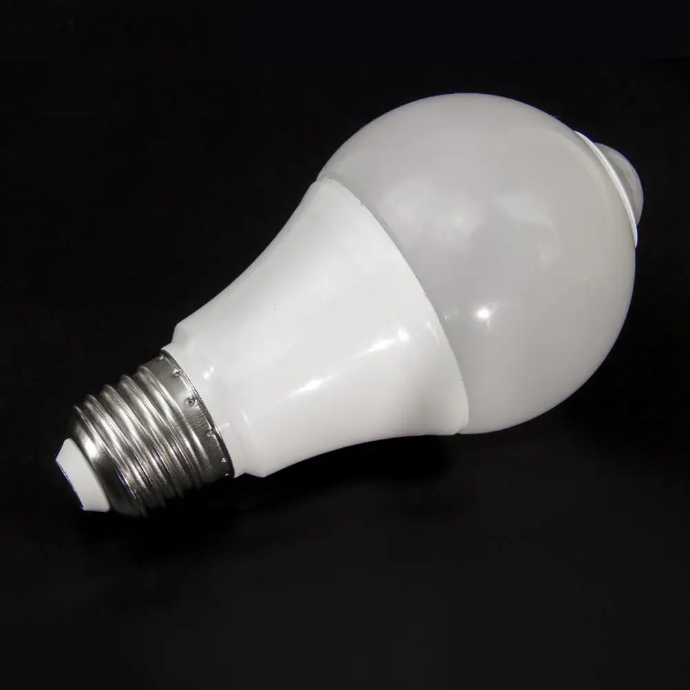 CF GROW Led IR Infrared Sensor Motion Light Bulb E27 7W Auto Smart Led Motion Detecting Light Lamp