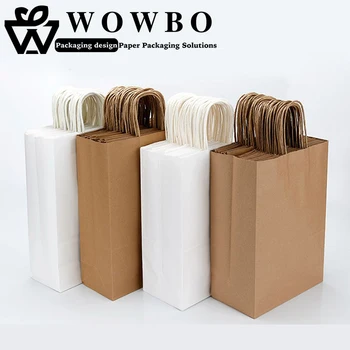 kraft paper biodegradable customized wholesale factory bag larger