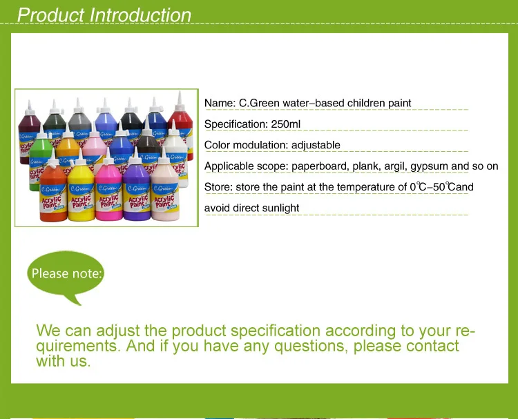 Ecofriendly Plastic Bottle Acrylic Colour Paint/acrylic Paint For Face
