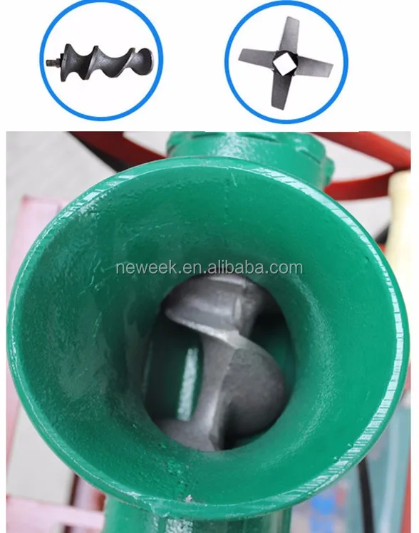 Neweek 32 Thickness Adjustable Chilli Beef Bone Meat Grinder Machine